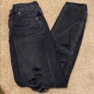 american eagle mom jeans